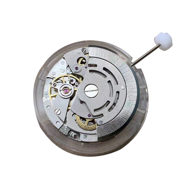 Watch Accessories Single Calendar White Machine Gold Wheel Red Wheel 2813 8215 Automatic Mechanical Movement