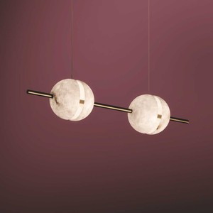 Modern Minimalist Pendant <b>Light</b> Long Shape E27 LED White Body Eye Caring For Bar Counter Dining Table - Product Image 2