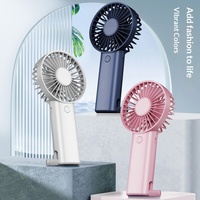 Fabrication professionnelle, nouvelle arrivée, mini ventilateur portable USB, pliable avec crochet, vent puissant, pour voiture et usage domestique