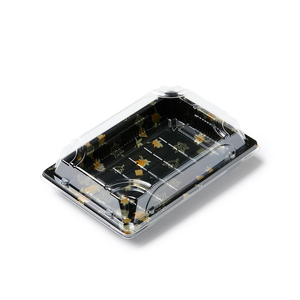 Siêu thị dùng một lần Pet PP 5 ngăn khay cửa hàng rau thị trường trái cây thịt Sushi khay nhựa hộp - Product Image 1