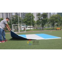 Dalles de sol en plastique emboîtables haute densité pour la protection du gazon des terrains de football et l'utilisation en jardin - Durables et écologiques