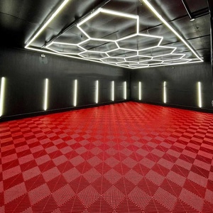 Azulejos de suelo de vinilo autonivelantes <span class=keywords><strong>para</strong></span> feria comercial personalizada, instalación con clic <span class=keywords><strong>para</strong></span> cubrir sótanos, capacidad de solución de diseño gráfico - Product Image 6