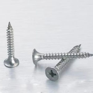 Tornillos para paneles de yeso autoperforantes con superficie de fosfato negro de 40mm de longitud para una instalación rápida de longevidad Acabado Chapado en zinc - Product Image 1