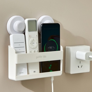 Support OEM Wall Mounted Plastic Remote <b>Control</b> <b>Holder</b> Multi-Slot Desktop Storage Tray for Household - Product Image 6