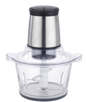 400W haute qualité GS/CE mini hachoir électrique pour fruits et légumes avec bol en plastique de 1,5 L hachoir à viande