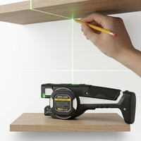 Télémètre laser intelligent double fonction avec ruban à mesurer en acier pour la topographie intérieure et extérieure de la maison