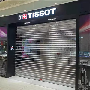 2023 cristalli di sicurezza a controllo elettronico manuale in alluminio acciaio inossidabile laminatoio porta del <span class=keywords><strong>garage</strong></span> - Product Image 2