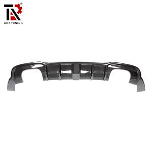 Diffusore Posteriore in Fibra di Carbonio con Luce LED per Audi <span class=keywords><strong>A3</strong></span> S3 8V LCI, Kit di Conversione Paraurti Posteriore per Carrozzeria Berlina - Product Image 2