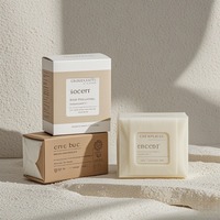 Boîte à savon en papier kraft de conception personnalisée | Biodégradable avec revêtement UV ponctuel | Service OEM/ODM pour savon naturel fait main