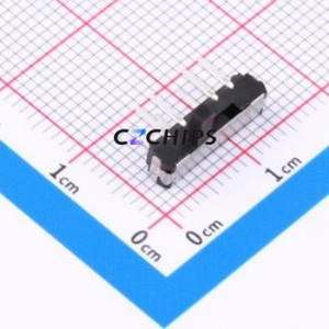 MSK-23D18G4 051 Slide Switch DIP Switch Double Pole Three Throw Rectangle Pin Header PC Pin Right Angle Insert - Product Image 1