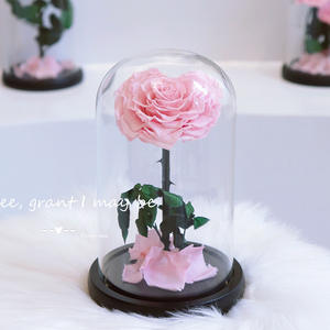 Roses éternelles dans un verre, Saint-Valentin, fête des mères, fleurs préservées éternelles, roses éternelles dans un dôme en verre, cadeau LED - Product Image 2