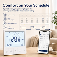 Nuevo Termostato Digital Inalámbrico Programable Wifi Tuya para Calefacción por Suelo Radiante