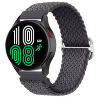 Correa de reloj de tejido de nailon para Garmin Elastic Force Metal Snap Watch Bands para Huawei GT3