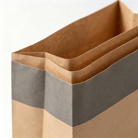 Sac en papier multicouche personnalisé à ouverture large, haute résistance, résistant à l'humidité et à la poussière, sac en kraft pour l'emballage de la poudre de pierre de construction