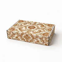 Boîte en carton ondulé personnalisée avec logo d'usine, emballage en papier, boîte aux lettres pliable, boîte cadeau personnalisée, boîte d'expédition en carton