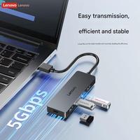 Venta al por Mayor de Hub USB 3.0 de Aluminio H1-A04 de 4 Puertos, Estación de Acoplamiento Portátil de Alta Velocidad de 5 Gbps para Laptop Lenovo, MacBook, Adaptador para PC