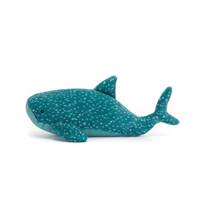 Jelly Cat United Jelly Cat Baleine grise, jouet en peluche super doux, poupée de confort pour enfants, cadeau du Nouvel An pour filles