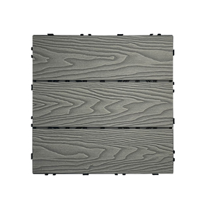 Wpc boong ban công sàn gạch chống trượt PVC vuông không thấm nước ngoài trời hạt gỗ lồng vào nhau gạch cho sân - Product Image 5