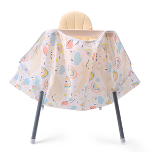 Tapis d'éclaboussure personnalisé pour enfants tapis imperméable pour chaise haute tapis d'attrape-nourriture lavable tapis d'éclaboussure attrape-nourriture <span class=keywords><strong>bavoir</strong></span> étanche au riz - Product Image 3