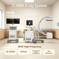 Système numérique mobile de radiographie à arc en C EUR VET pour l'imagerie vétérinaire par fluoroscopie, destiné à la chirurgie orthopédique des chiens et des chats