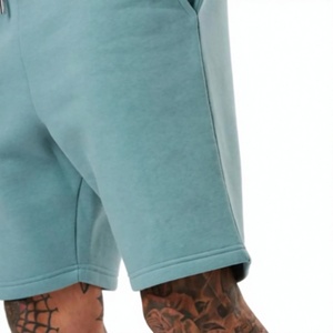 Fabrication OEM, ensemble t-shirt et short pour homme, style décontracté, été, 100% coton, uni, ensemble de mode pour homme, été, en vente - Product Image 3