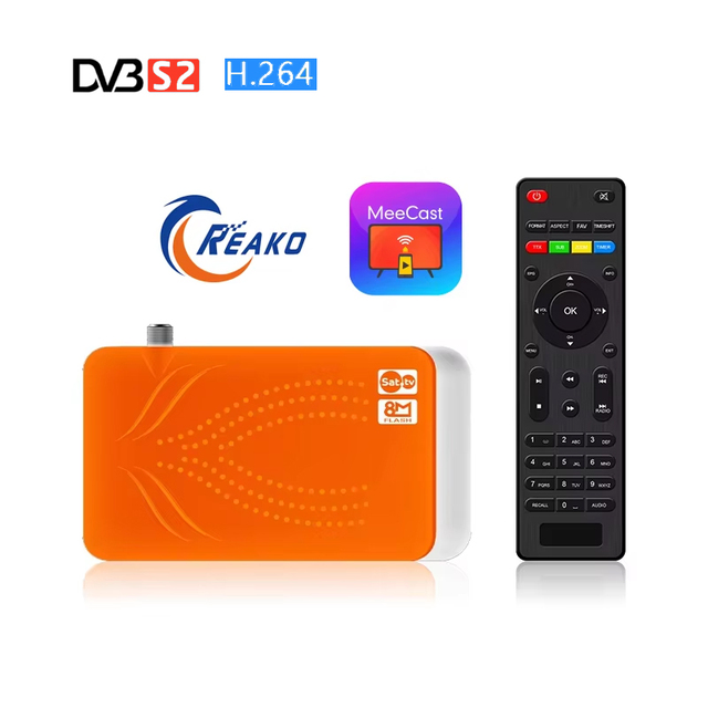 MeeCast Satellite TV Receiver DVB-S2 IP TV Box 1080P HD Digital STB with USB Wi-Fi/Lan PVR H.264 GX6605S Free TV Decoder & DLNA