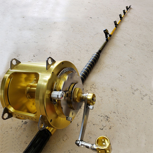 Caña de Pescar de Alta Calidad Topline de 2/2.1 m, 80-100 LB, Súper Resistente, de Carbono, para Pesca de Arrastre en Alta Mar, Curva/Recta, para Acción Lenta - Product Image 4