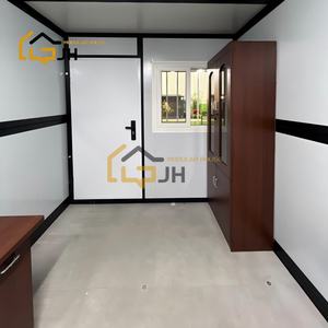 Готов к отправке: 10-20-футовый складной стальной контейнерный дом, зеленый и водонепроницаемый, для спальни, домашнего офиса, многоцелевого использования - Product Image 5