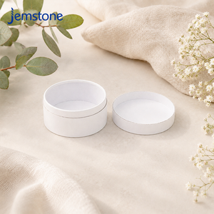 Caja de Cartón Redonda de Lujo Impresa OEM ODM, Caja de Tubo de Papel Biodegradable para Cosméticos, Envase Cilíndrico para Crema Facial - Product Image 2