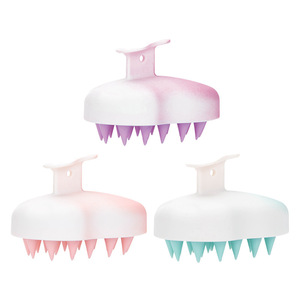 Cepillo de masaje para champú con forma de arco, limpiador de cuero cabelludo, herramienta para el cuidado del cabello - Product Image 5