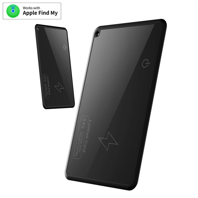 Slim Smart Charge Wallet Card Finder Tag Find My Device Key Anti Lost GPS Global Tracker & Locator for IOS
