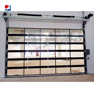 <span class=keywords><strong>Porte</strong></span> <span class=keywords><strong>de</strong></span> <span class=keywords><strong>garage</strong></span> <span class=keywords><strong>sectionnelle</strong></span> pliable pour villa, automatique, en verre dépoli, coulissante, 9x8, en alliage d'aluminium, anti-effraction, moderne - Product Image 3