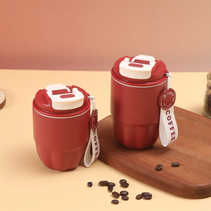 Taza de Café Portátil de Acero Inoxidable, Mini Termo Simple de 260 ml, Taza Doble para Bebidas, para Auto - Product Image 4