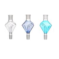 LAZIZA Caesar Narguilé en verre avec logo personnalisé, collecteur d'huile de tabac, narguilé, accessoires, technique miroir, capteur d'huile de shisha