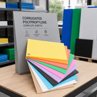 Produit d'emballage réutilisable haute résistance, feuille de plastique ondulé PP, feuilles PP pour la logistique et le transport en entrepôt