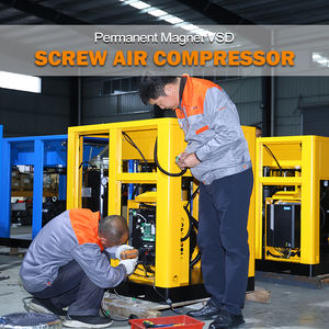 2025 terbaik penjualan 7.5/10hp tanpa minyak frekuensi variabel kecepatan sekrup kompresor udara untuk penggunaan industri kompresor udara - Product Image 5