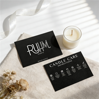 Cartes de visite et cartes de remerciement personnalisées de luxe en papier de haute qualité BOTU pour l'impression de cartes de visite, idéales pour les bougies, l'artisanat et les cadeaux.