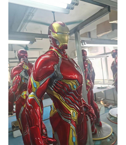 Figura di meraviglia personalizzata statua di uomo di ferro Super eroe in fibra di vetro scultura uomo <span class=keywords><strong>Marvel</strong></span> MK50 Iron Man resina statua - Product Image 5