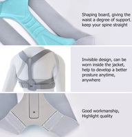 Ceinture Correctrice de Posture Confortable et Réglable pour la Tête Avancée et le Dos – Protection et Correction de la Posture Corporelle