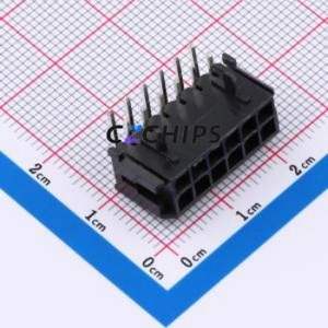 WAFER-MX300WZ-26A Wire-to-Board Pin Header Bent Lead Through Hole,P=3mm Connector 2x6P 3mm Right Angle Insert 2 - Product Image 1