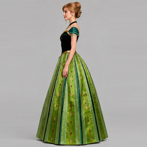 Costume da Uomo per Cosplay di Halloween Disney <span class=keywords><strong>Frozen</strong></span> Princess <span class=keywords><strong>Anna</strong></span>, in Poliestere, Stile Europeo e Americano, per Spettacoli Teatrali - Product Image 2