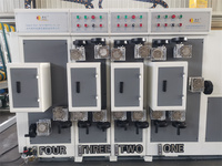 Machine d'impression flexographique rotative à 2 couleurs pour la fabrication de boîtes en carton ondulé personnalisées, utilisation en usine