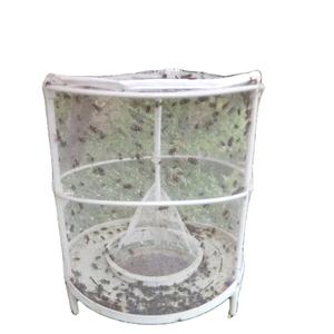 Atrapamoscas blanco, trampa para moscas, Control <span class=keywords><strong>de</strong></span> moscas, tipo <span class=keywords><strong>de</strong></span> <span class=keywords><strong>tierra</strong></span> reutilizable, jaula Zapper colgante, trampa <span class=keywords><strong>de</strong></span> red, suministros <span class=keywords><strong>de</strong></span> jardín - Product Image 1