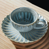 Service de table en céramique pour hôtel et resort INS 2025, ensembles de vaisselle bleue, plantes pour la décoration de table de restaurant mexicain, service de table bleu