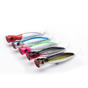 Toplure 5285 <span class=keywords><strong>leurre</strong></span> de pêche popper Topwater Fait Main De Pêche À La Traîne Appâts Spitter GT <span class=keywords><strong>Surface</strong></span> Popping Leurres durable swimbait - Product Image 5