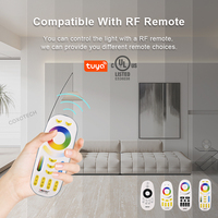 Contrôleur de bande LED RGB avec variateur de lumière LED certifié COXO, CE, RoHS, musique, Zigbee, Wifi, Tuya