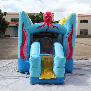 Thương mại cấp trong nhà ngoài trời nhà bị trả lại lâu đài bouncy Jumper với trượt Inflatable Mini Đại Dương Vương Quốc nhảy Bouncer