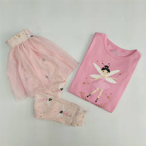 Ropa Infantil al por Mayor, Conjuntos de Pijamas de Algodón con Estampado de Princesa para Niñas, Pijamas con Pantalones con Estampado Completo para Niños, Ropa Hermosa - Product Image 2