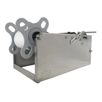 Étiqueteuse ML-50 pour bouteilles rondes semi-automatique, machine à coller les étiquettes, mini étiqueteuse de bouteilles
