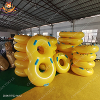 Bouées gonflables à deux tubes, robustes, pour parc aquatique, en PVC, pour rafting en eaux vives, bouée de natation, anneau de corps, certifiées CE, 42''-48''